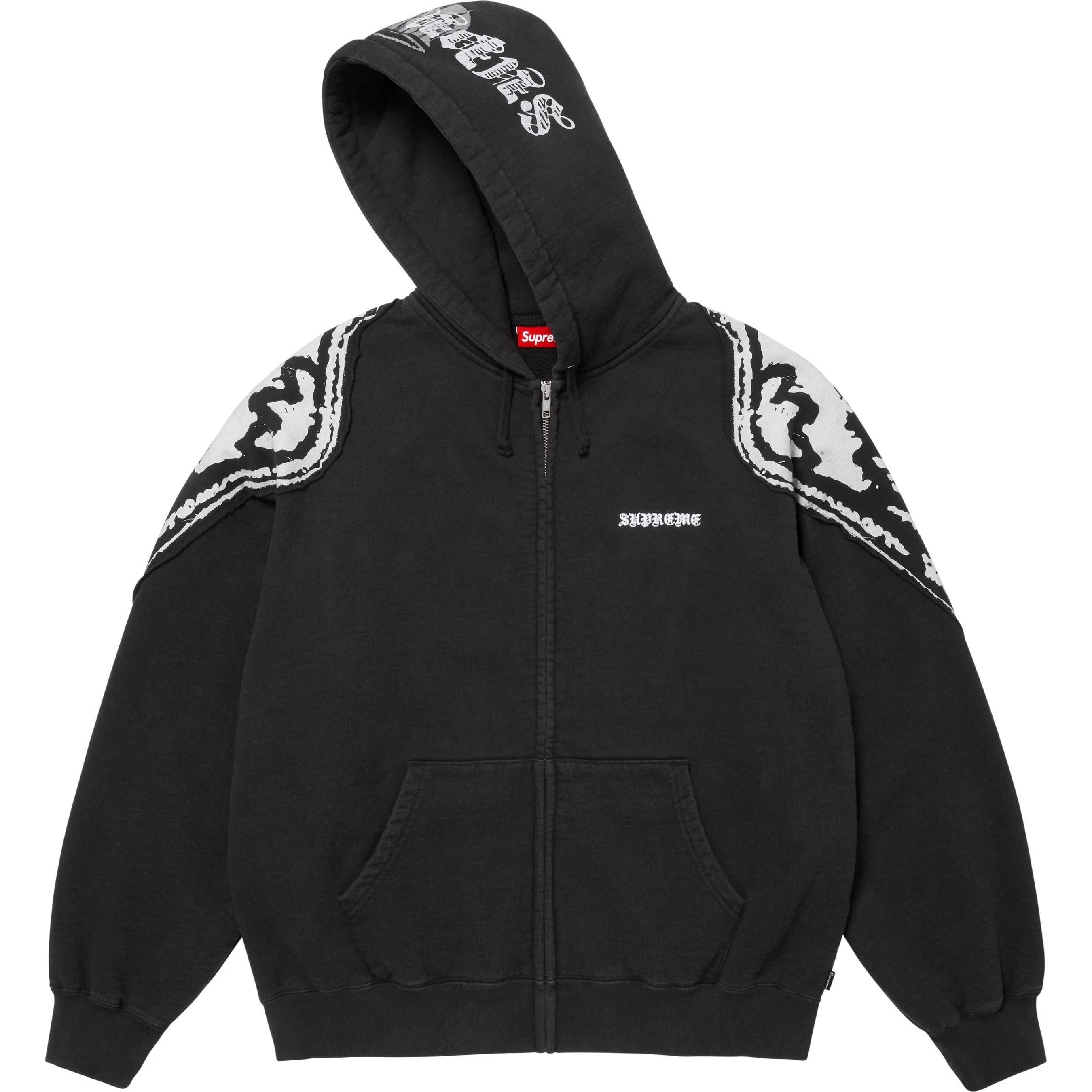 Wings Zip Up Hooded Sweatshirt view 6